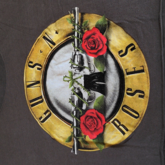 Tops - Guns n roses cropped 90s grunge t-shirt top women's 2xl